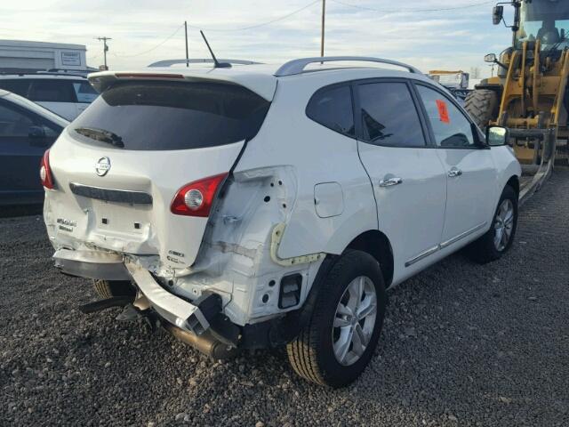 JN8AS5MV4FW751372 - 2015 NISSAN ROGUE SELE WHITE photo 4