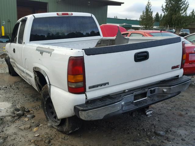 2GTEC19T411139926 - 2001 GMC NEW SIERRA WHITE photo 3