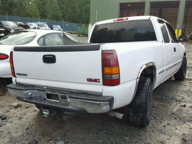 2GTEC19T411139926 - 2001 GMC NEW SIERRA WHITE photo 4