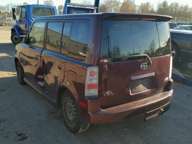 JTLKT334540140040 - 2004 TOYOTA SCION XB 栗色 照片 3