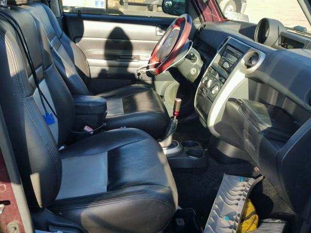 JTLKT334540140040 - 2004 TOYOTA SCION XB 栗色 照片 5