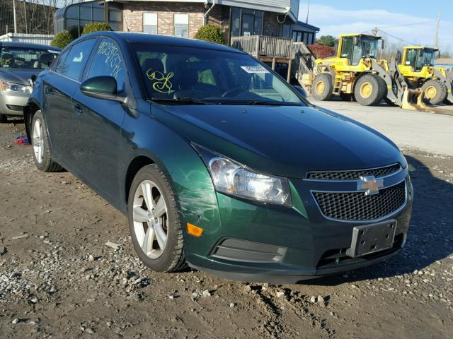 1G1PE5SB6E7307580 - 2014 CHEVROLET CRUZE LT GREEN photo 1