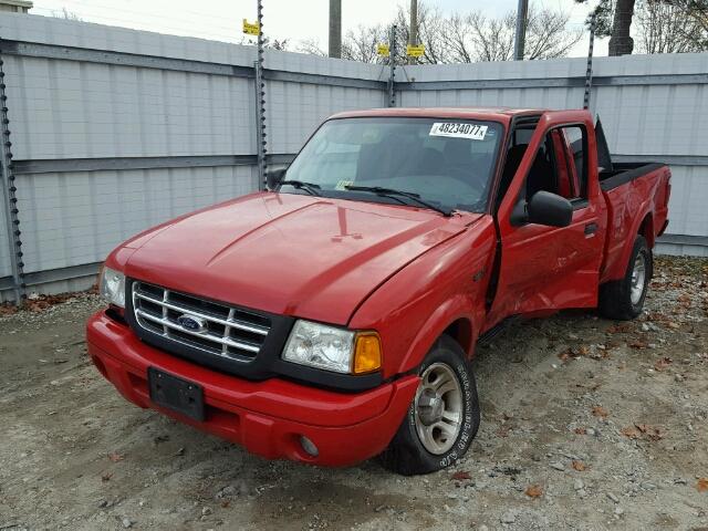 1FTYR44UX3PB88468 - 2003 FORD RANGER SUP RED photo 2