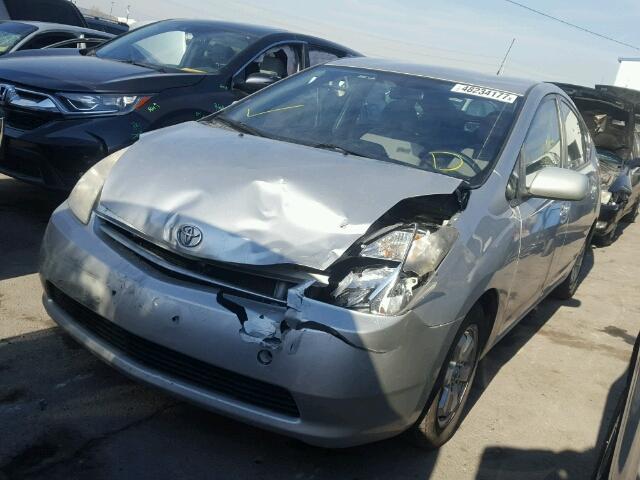 JTDKB20U057041440 - 2005 TOYOTA PRIUS SILVER photo 2