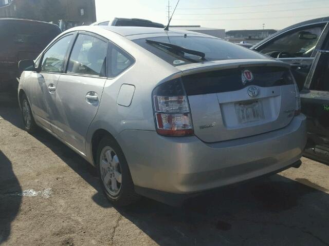 JTDKB20U057041440 - 2005 TOYOTA PRIUS SILVER photo 3