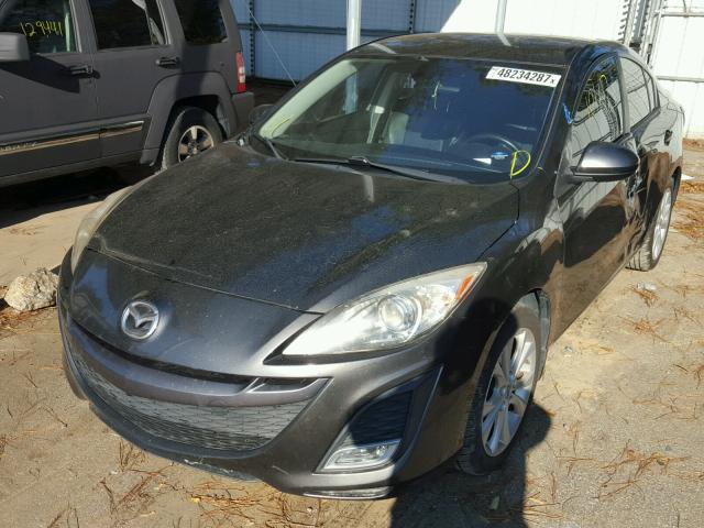 JM1BL1S50A1308179 - 2010 MAZDA 3 S GRAY photo 2