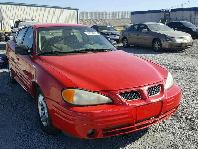 1G2NF52T21C211679 - 2001 PONTIAC GRAND AM S RED photo 1