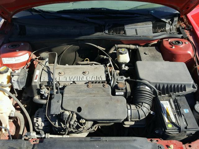 1G2NF52T21C211679 - 2001 PONTIAC GRAND AM S RED photo 7