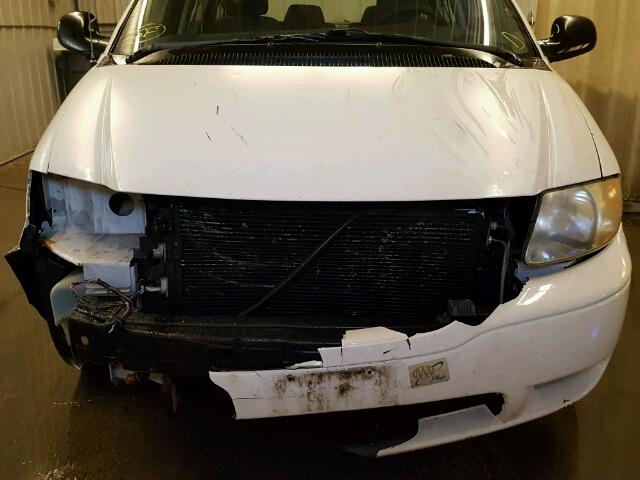 1D4GP24E97B141095 - 2007 DODGE GRAND CARA WHITE photo 9