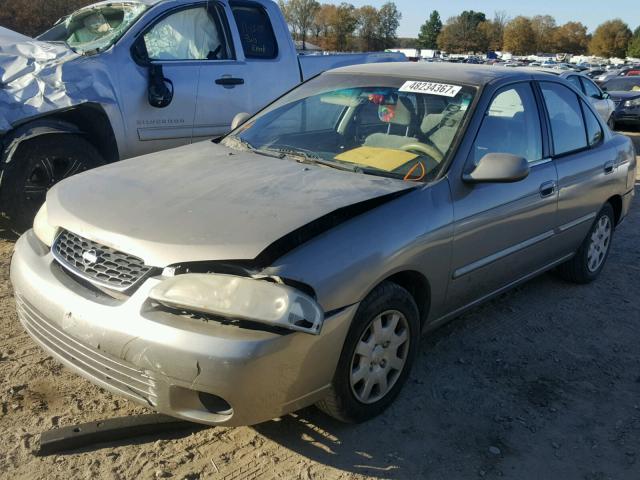 3N1CB51DXYL337007 - 2000 NISSAN SENTRA BAS BEIGE photo 2