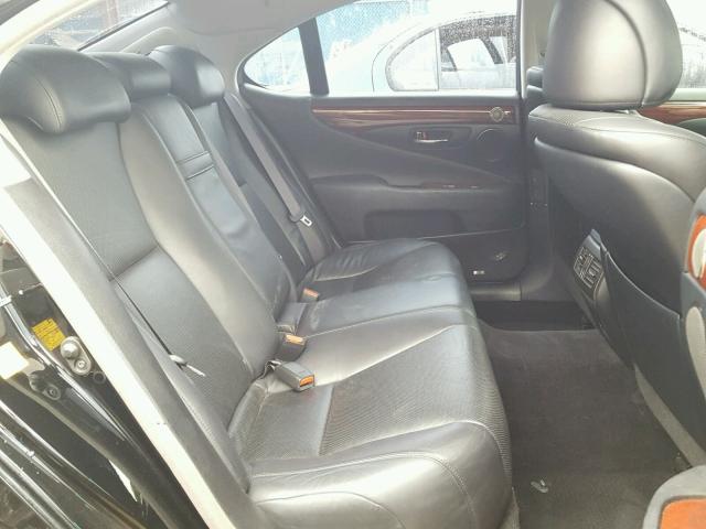 JTHBL46F185065889 - 2008 LEXUS LS 460 BLACK photo 6