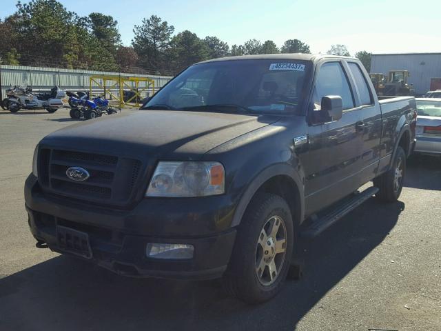 1FTPX14594NA41418 - 2004 FORD F150 BLACK photo 2