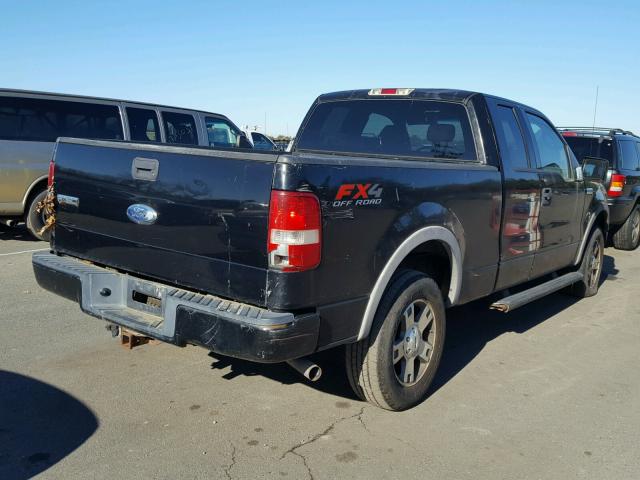 1FTPX14594NA41418 - 2004 FORD F150 BLACK photo 4