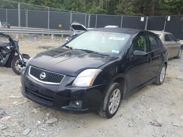 3N1AB6AP2CL695363 - 2012 NISSAN SENTRA 2.0 BLACK photo 2