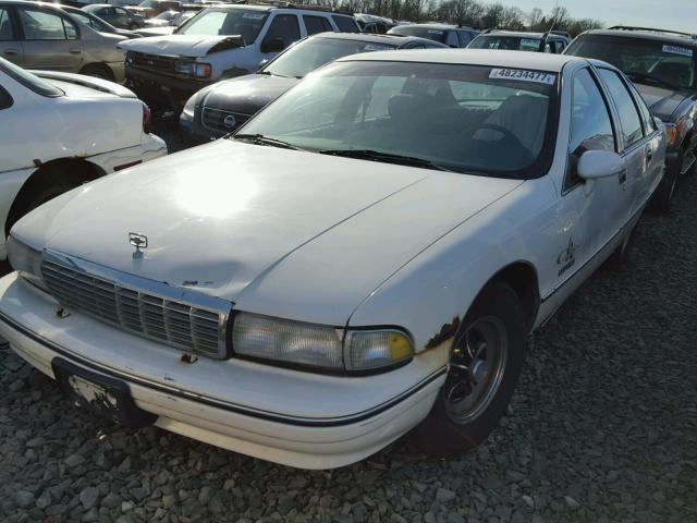 1G1BL53E4NR152184 - 1992 CHEVROLET CAPRICE WHITE photo 2