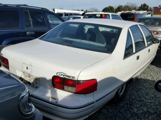 1G1BL53E4NR152184 - 1992 CHEVROLET CAPRICE WHITE photo 4