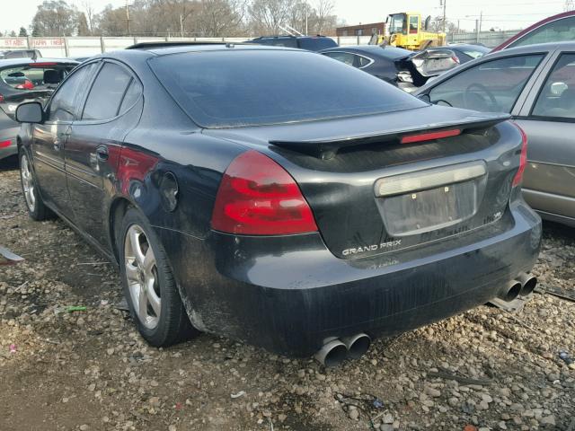 2G2WC52C451321416 - 2005 PONTIAC GRAND PRIX BLACK photo 3