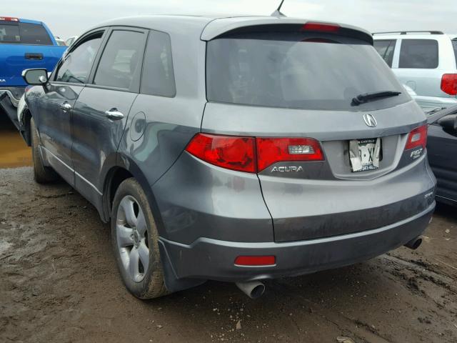 5J8TB18248A008502 - 2008 ACURA RDX GRAY photo 3