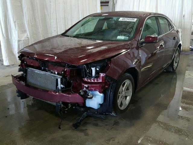 1G11C5SL7FF306739 - 2015 CHEVROLET MALIBU 1LT BURGUNDY photo 2