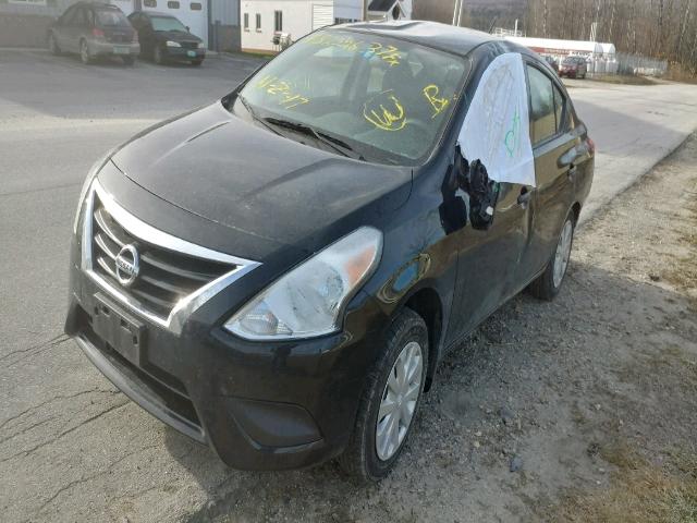 3N1CN7AP5GL844490 - 2016 NISSAN VERSA S BLACK photo 2