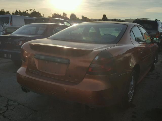 2G2WP522641141171 - 2004 PONTIAC GRAND PRIX ORANGE photo 4