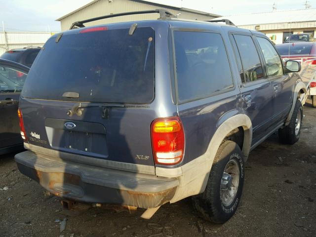 1FMZU72E41ZA58344 - 2001 FORD EXPLORER X BLUE photo 4