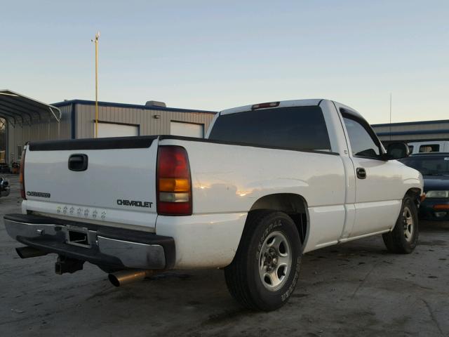 1GCEC14T5XZ188138 - 1999 CHEVROLET SILVERADO WHITE photo 4