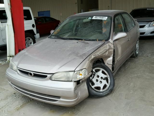 1NXBR12E8XZ154807 - 1999 TOYOTA COROLLA VE TAN photo 2