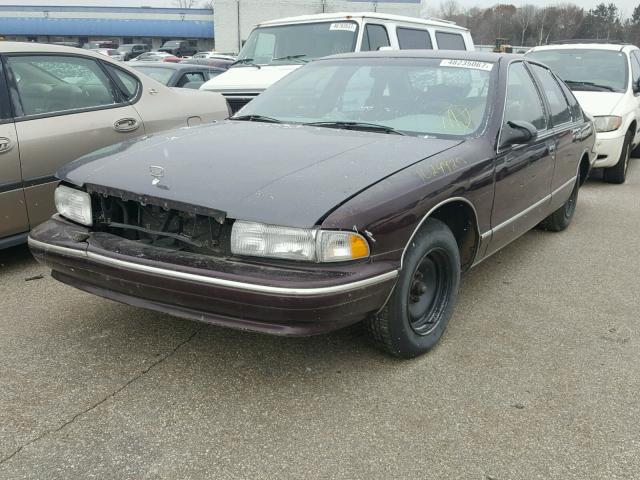 1G1BL52W7TR140537 - 1996 CHEVROLET CAPRICE CL MAROON photo 2