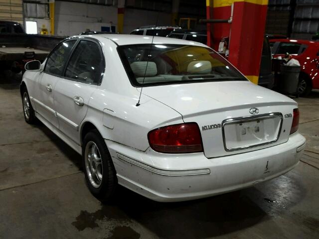 KMHWF25S75A154801 - 2005 HYUNDAI SONATA GL WHITE photo 3