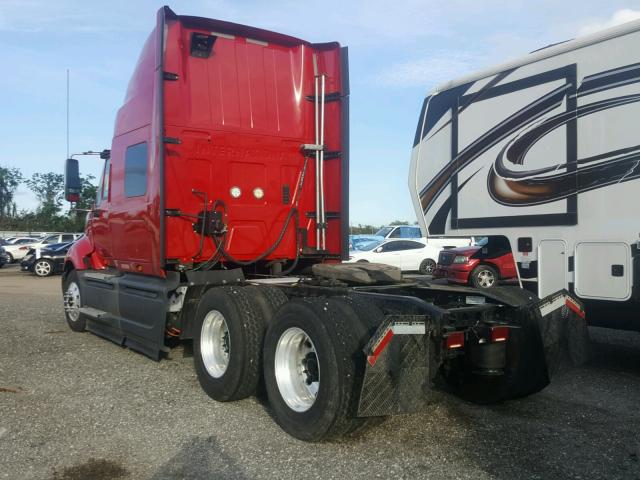 3HSDJSJR0DN238958 - 2013 INTERNATIONAL PROSTAR RED photo 3