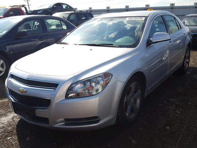 1G1ZC5EU7BF169948 - 2011 CHEVROLET MALIBU 1LT SILVER photo 2