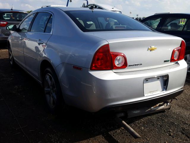 1G1ZC5EU7BF169948 - 2011 CHEVROLET MALIBU 1LT SILVER photo 3