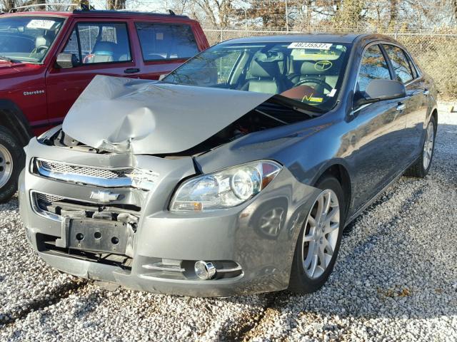 1G1ZK57749F180104 - 2009 CHEVROLET MALIBU LTZ GRAY photo 2