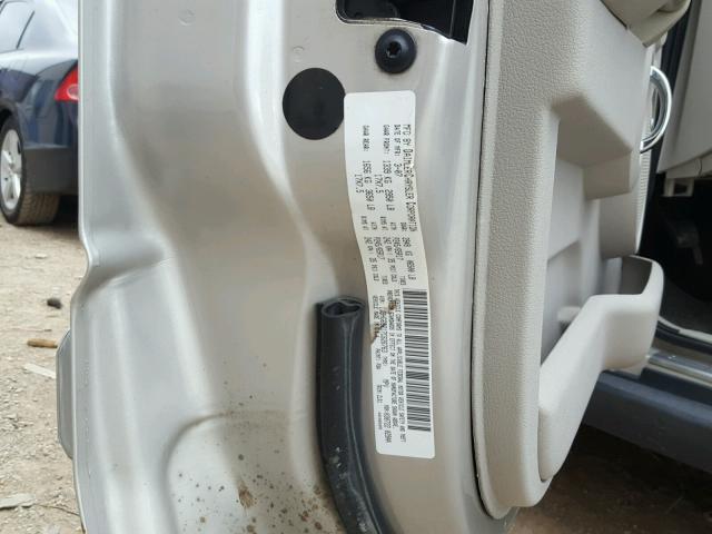 1J8HG68217C626763 - 2007 JEEP COMMANDER თაფლისფერი ფოტო 10