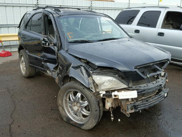 KNDJD733765623277 - 2006 KIA SORENTO EX BLACK photo 1