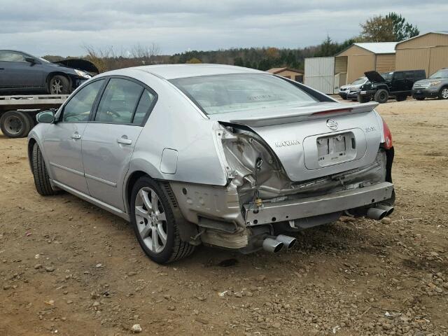 1N4BA41E38C819186 - 2008 NISSAN MAXIMA SE SILVER photo 3