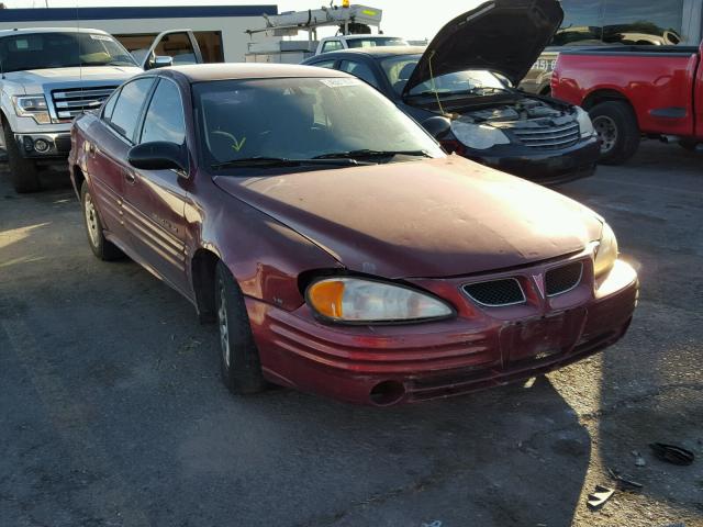 1G2NF52E22M602439 - 2002 PONTIAC GRAND AM S MAROON photo 1