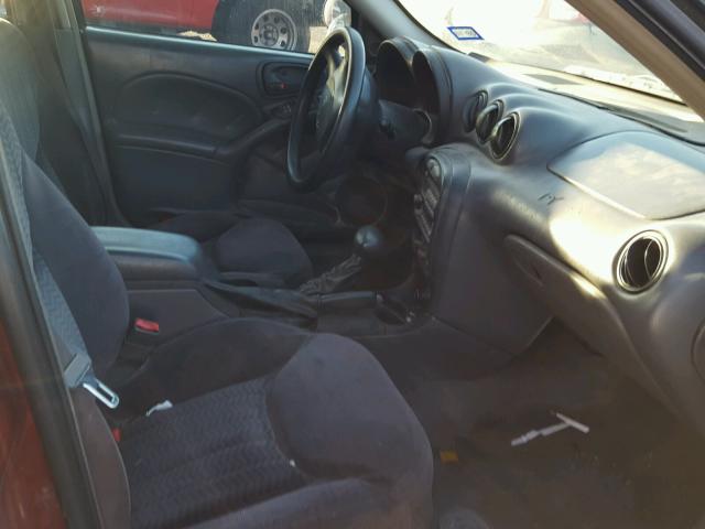 1G2NF52E22M602439 - 2002 PONTIAC GRAND AM S MAROON photo 5
