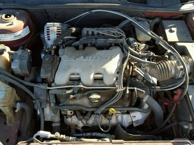 1G2NF52E22M602439 - 2002 PONTIAC GRAND AM S MAROON photo 7