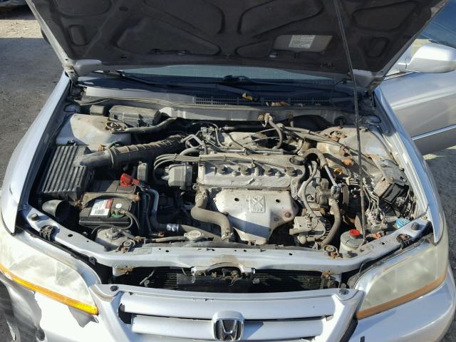 1HGCG56672A021198 - 2002 HONDA ACCORD EX SILVER photo 7