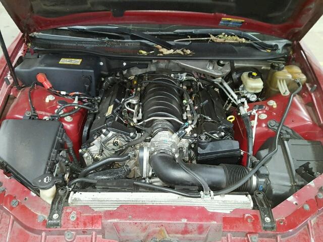 1G6DC67A860196677 - 2006 CADILLAC STS RED photo 7