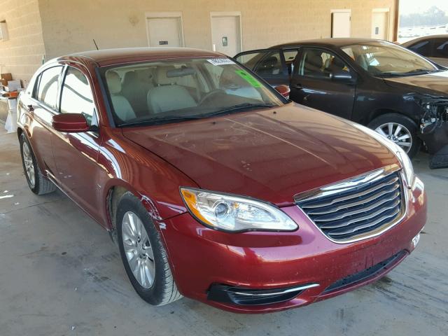 1C3CCBABXCN108363 - 2012 CHRYSLER 200 LX RED photo 1