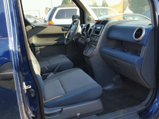 5J6YH28203L027175 - 2003 HONDA ELEMENT DX BLUE photo 5