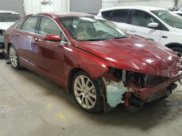 3LN6L2LU1FR614720 - 2015 LINCOLN MKZ HYBRID RED photo 1