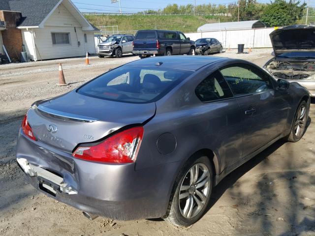 JNKCV64F79M651887 - 2009 INFINITI G37 GRAY photo 4