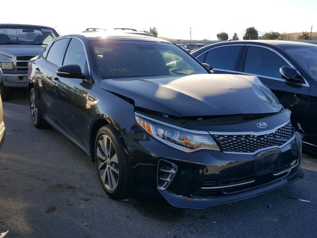 5XXGV4L22GG014818 - 2016 KIA OPTIMA SXL BLACK photo 1