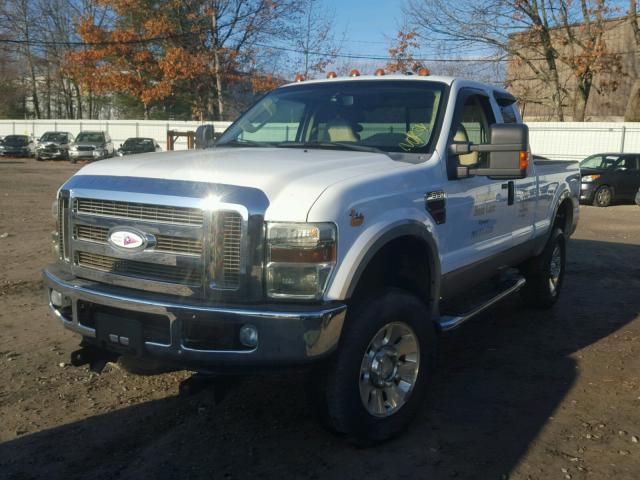 1FTWX31R28EA50482 - 2008 FORD F350 SRW S WHITE photo 2