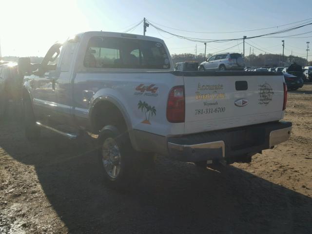 1FTWX31R28EA50482 - 2008 FORD F350 SRW S WHITE photo 3