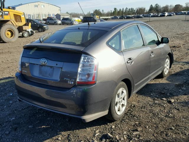 JTDKB20U073275412 - 2007 TOYOTA PRIUS GRAY photo 4